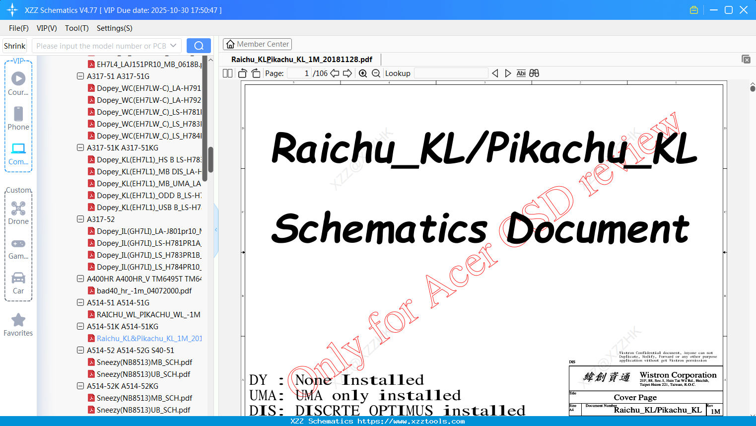 Laptop ACER Raichu_KL&Pikachu_KL_1M_20181128